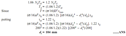 915_Determine maximum internal diameter of hollow shaft.png